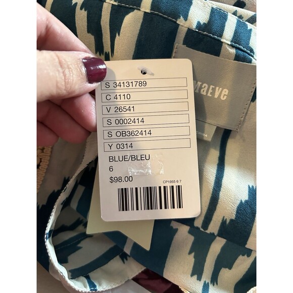 NWT - Maeve By Anthropologie - Sheer Womens  Top - Size 6 - Picture 4 of 7
